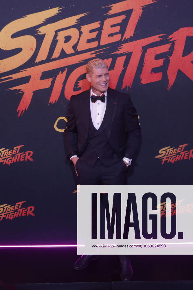 Street Fighter Red Carpet And Fan Event in Mexico City WWE wrestler Cody Rhodes attends the official red carpet and fan event for the upcoming live-action film Street Fighter at Cinà polis Universidad on October 08, 2026 in Mexico City, Mexico. (Photo by Ismael Rosas Eyepix Group)