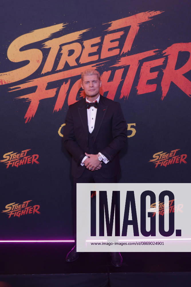 Street Fighter Red Carpet And Fan Event in Mexico City WWE wrestler Cody Rhodes attends the official red carpet and fan event for the upcoming live-action film Street Fighter at Cinà polis Universidad on October 08, 2026 in Mexico City, Mexico. (Photo by Ismael Rosas Eyepix Group)