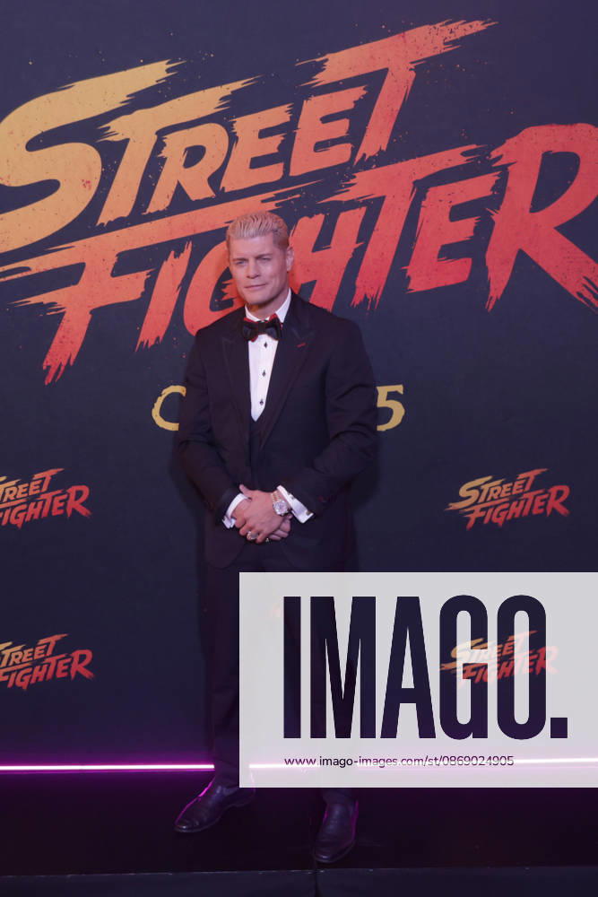 Street Fighter Red Carpet And Fan Event in Mexico City WWE wrestler Cody Rhodes attends the official red carpet and fan event for the upcoming live-action film Street Fighter at Cinà polis Universidad on October 08, 2026 in Mexico City, Mexico. (Photo by Ismael Rosas Eyepix Group)