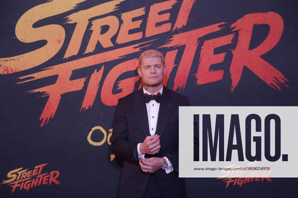 Street Fighter Red Carpet And Fan Event in Mexico City WWE wrestler Cody Rhodes attends the official red carpet and fan event for the upcoming live-action film Street Fighter at Cinà polis Universidad on October 08, 2026 in Mexico City, Mexico. (Photo by Ismael Rosas Eyepix Group)