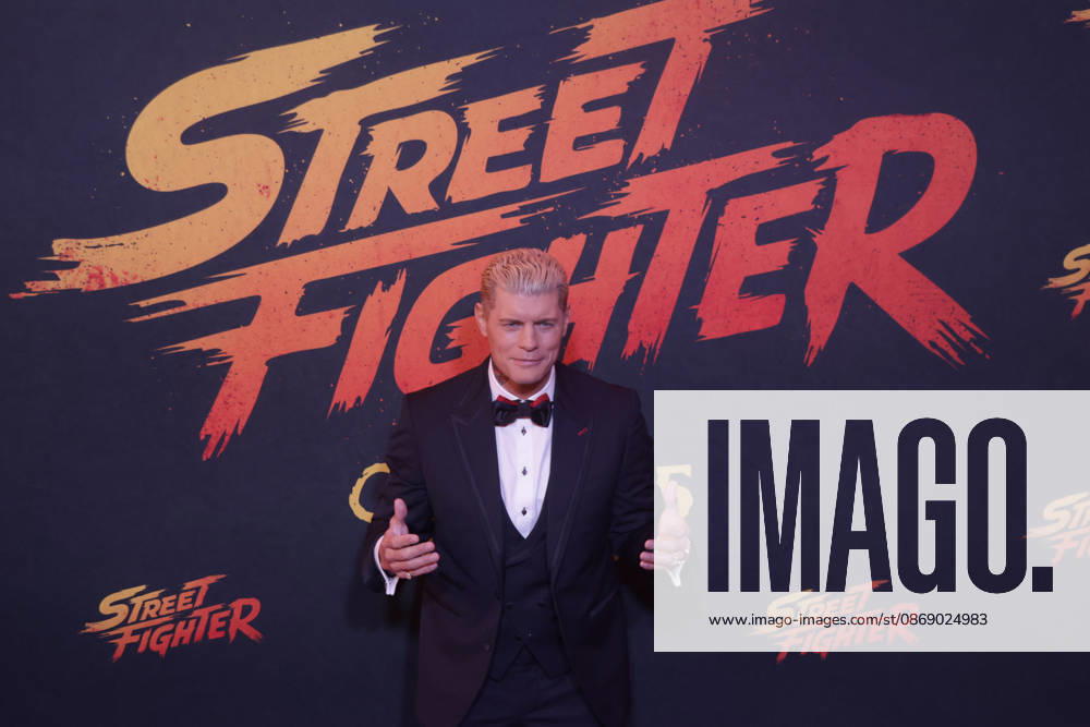 Street Fighter Red Carpet And Fan Event in Mexico City WWE wrestler Cody Rhodes attends the official red carpet and fan event for the upcoming live-action film Street Fighter at Cinà polis Universidad on October 08, 2026 in Mexico City, Mexico. (Photo by Ismael Rosas Eyepix Group)