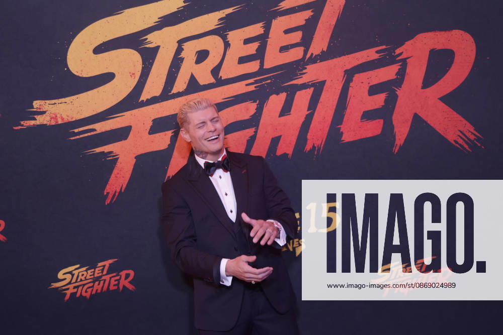Street Fighter Red Carpet And Fan Event in Mexico City WWE wrestler Cody Rhodes attends the official red carpet and fan event for the upcoming live-action film Street Fighter at Cinà polis Universidad on October 08, 2026 in Mexico City, Mexico. (Photo by Ismael Rosas Eyepix Group)