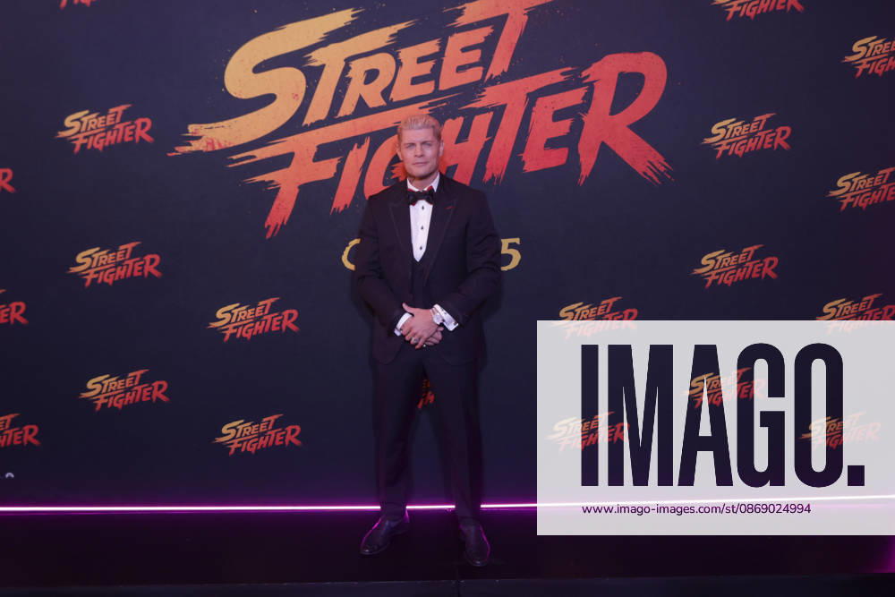 Street Fighter Red Carpet And Fan Event in Mexico City WWE wrestler Cody Rhodes attends the official red carpet and fan event for the upcoming live-action film Street Fighter at Cinà polis Universidad on October 08, 2026 in Mexico City, Mexico. (Photo by Ismael Rosas Eyepix Group)