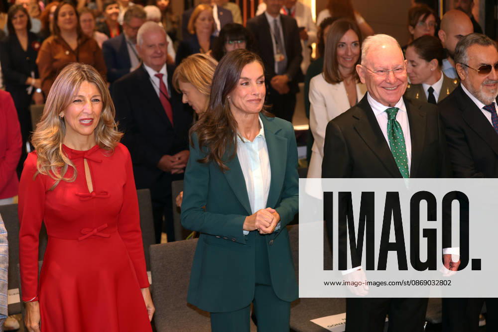 Queen Letizia Presides Over the Official Ceremony for World Mental Health Day 2026 The Minister of Labor and Social Economy, Yolanda Díaz, Queen Letizia, the president of the Spanish Mental Health Confederation, Nel A. González Zapico, and the president of ONCE, Miguel Carballeda Pineiro, during the official ceremony for World Mental Health Day 2026 at the Hotel Ilunion Atrium on October 9, 2026, in Madrid, Spain. Organized by the Spanish Mental Health Confederation, the event will be held under the slogan Match Your Mental Health, in collaboration with the Ministry of Social Rights, Consumer Affairs, and the 2030 Agenda and the ONCE Foundation. CELEBRITIES QUEEN ROYALTY HEALTH MENTAL HEALTH Raú Madrid Madrid, Spain