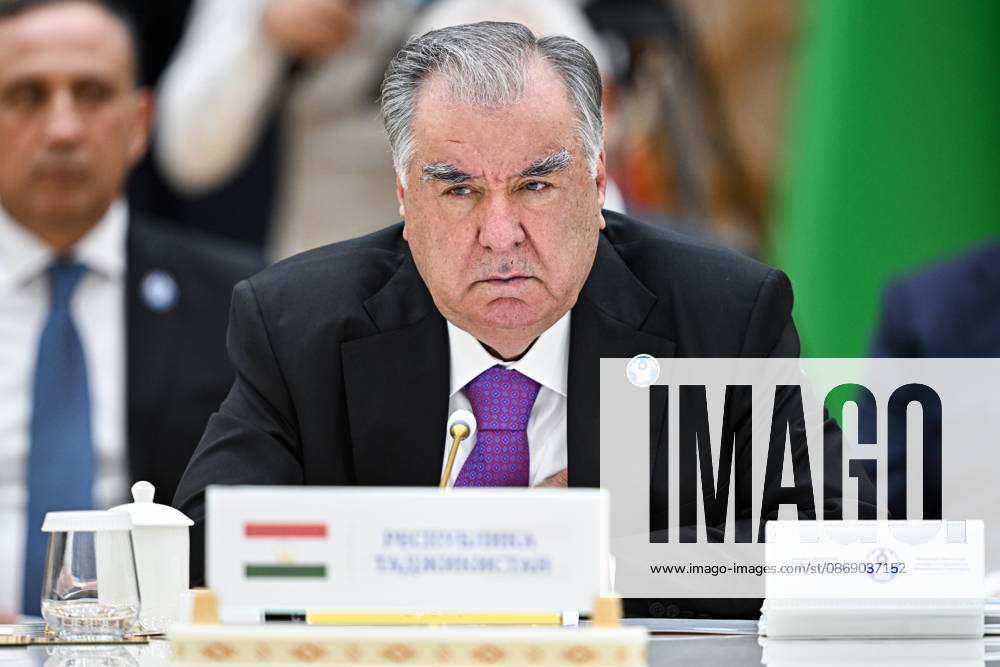 TURKMENISTAN, BALKAN PROVINCE - OCTOBER 9, 2026: Tajikistan s President Emomali Rahmon attends an expanded meeting of the CIS Council of Heads of State in Turkmenbashi Turkmenistan - ZUMAt113 20261009_zaa_t113_199