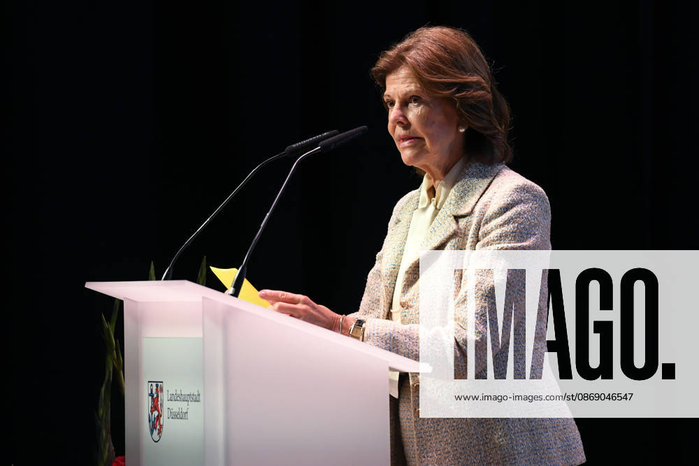 Feierliche Einweihung des neuen Schulgebäudes des Luisen-Gymnasiums am 09.10.2026 in Düsseldorf Ihre Majestät Königin Silvia von Schweden