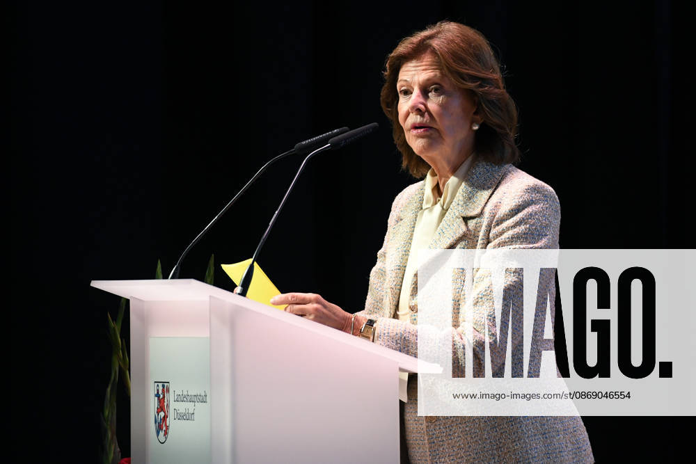 Feierliche Einweihung des neuen Schulgebäudes des Luisen-Gymnasiums am 09.10.2026 in Düsseldorf Ihre Majestät Königin Silvia von Schweden