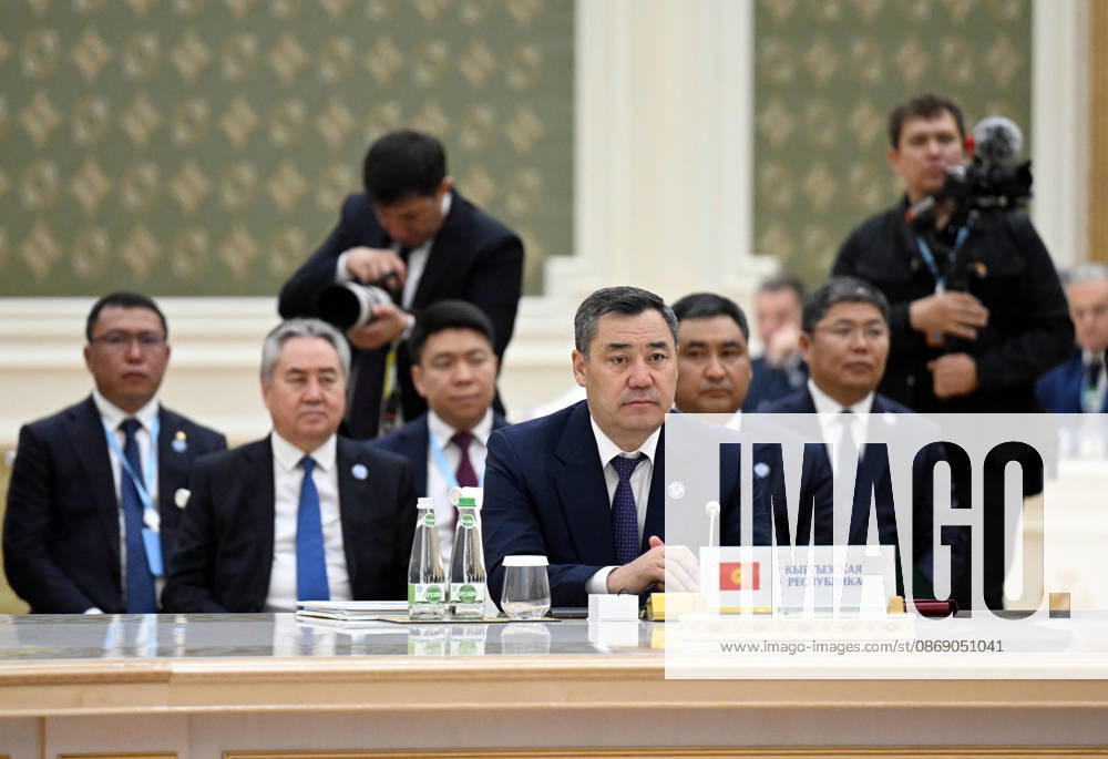 Commonwealth of Independent States (CIS) Council of Heads of State summit AWAZA, TURKMENISTAN - OCTOBER 9: (---- - MANDATORY CREDIT - ‘KYRGYZSTAN PRESIDENCY HANDOUT - NO MARKETING NO ADVERTISING CAMPAIGNS - DISTRIBUTED AS A SERVICE TO CLIENTS----) President of the Kyrgyz Republic Sadyr Japarov attends the Commonwealth of Independent States (CIS) Council of Heads of State summit in the Awaza National Tourist Zone near Turkmenbashi, Turkmenistan on October 9, 2026. Kyrgyzstan Presidency Handout Anadolu Awaza Turkmenistan. Editorial use only. Please get in touch for any other usage.