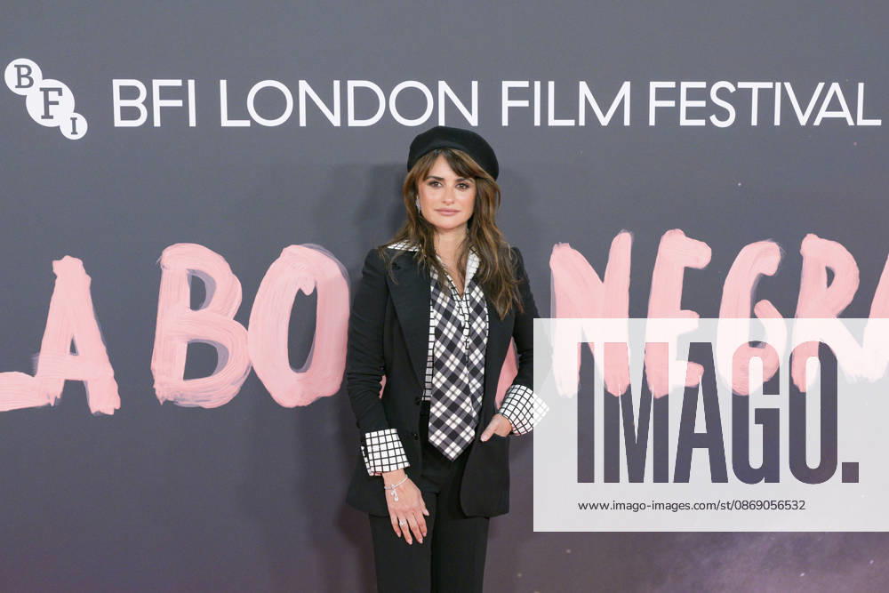 La Bola Negra Film Premiere Penelope Cruz attends the La Bola Negra BFI London Film Festival premiere, at The Royal Festival Hall, BFI Southbank, London. 8th October 2026.