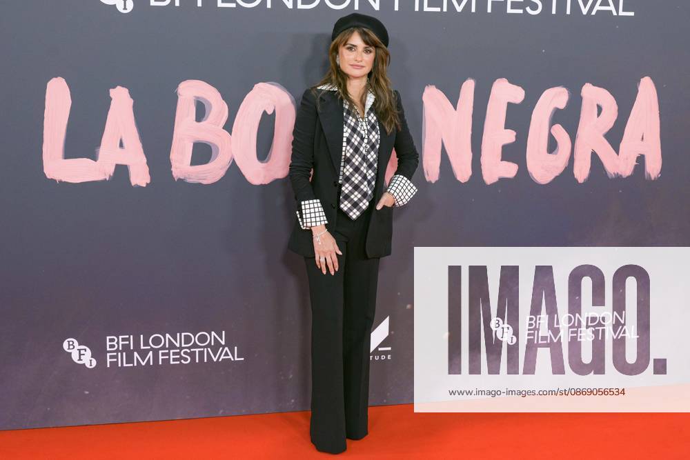 La Bola Negra Film Premiere Penelope Cruz attends the La Bola Negra BFI London Film Festival premiere, at The Royal Festival Hall, BFI Southbank, London. 8th October 2026.