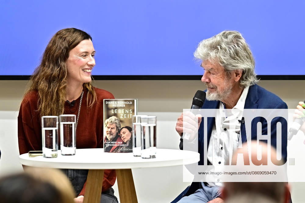 Frankfurter Buchmesse 2026. Reinhold und Diane Messner am 09.10.2026 auf der Frankfurter Buchmesse. 20261009MWI154401
