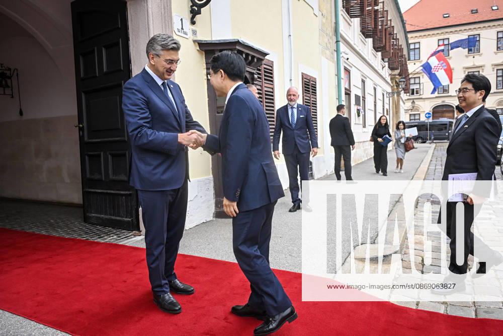 Croatian PM Plenkovic meets South Korean parliament speaker Croatian Prime Minister Andrej Plenkovic met with Cho Jeong-sik, Speaker of the National Assembly of the Republic of Korea, at the Banski dvori government headquarters in Zagreb, Croatia on October 9, 2026. NevaxZganec PIXSELL