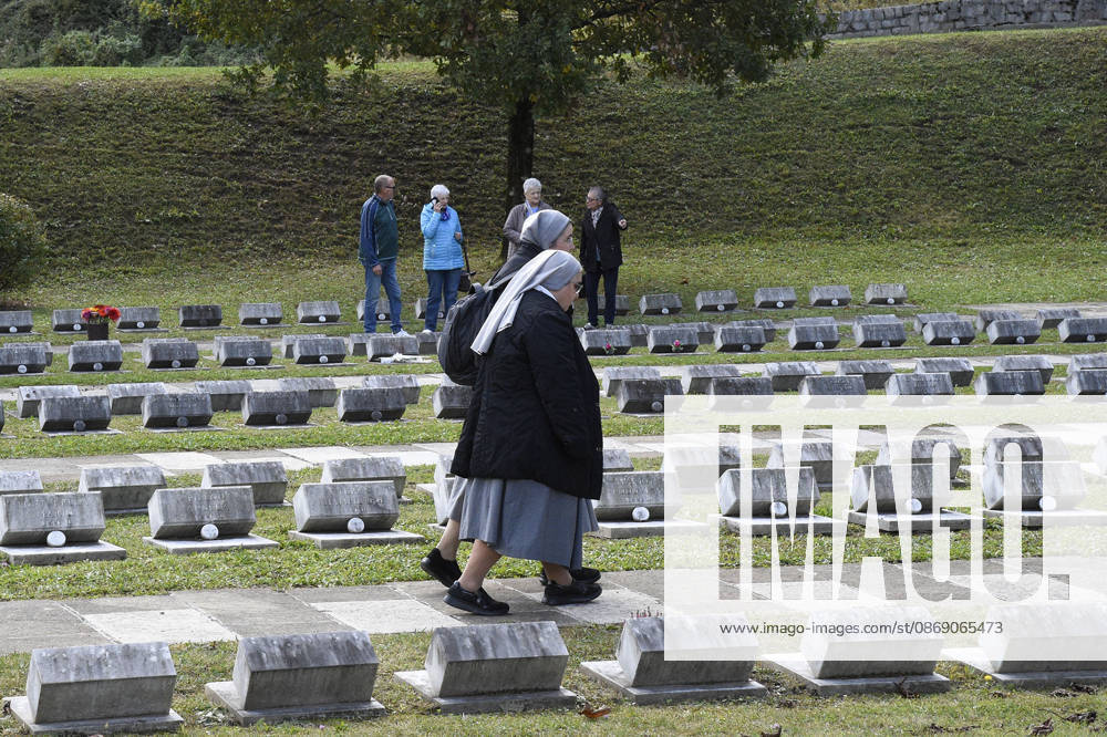 IPA89467076 - Longarone, October 9, 2026. The 63rd anniversary of the Vajont disaster at the Fortogna Cemetery