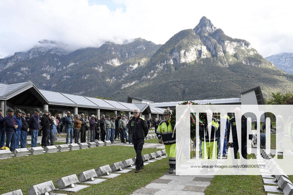 IPA89467079 - Longarone, October 9, 2026. The 63rd anniversary of the Vajont disaster at the Fortogna Cemetery