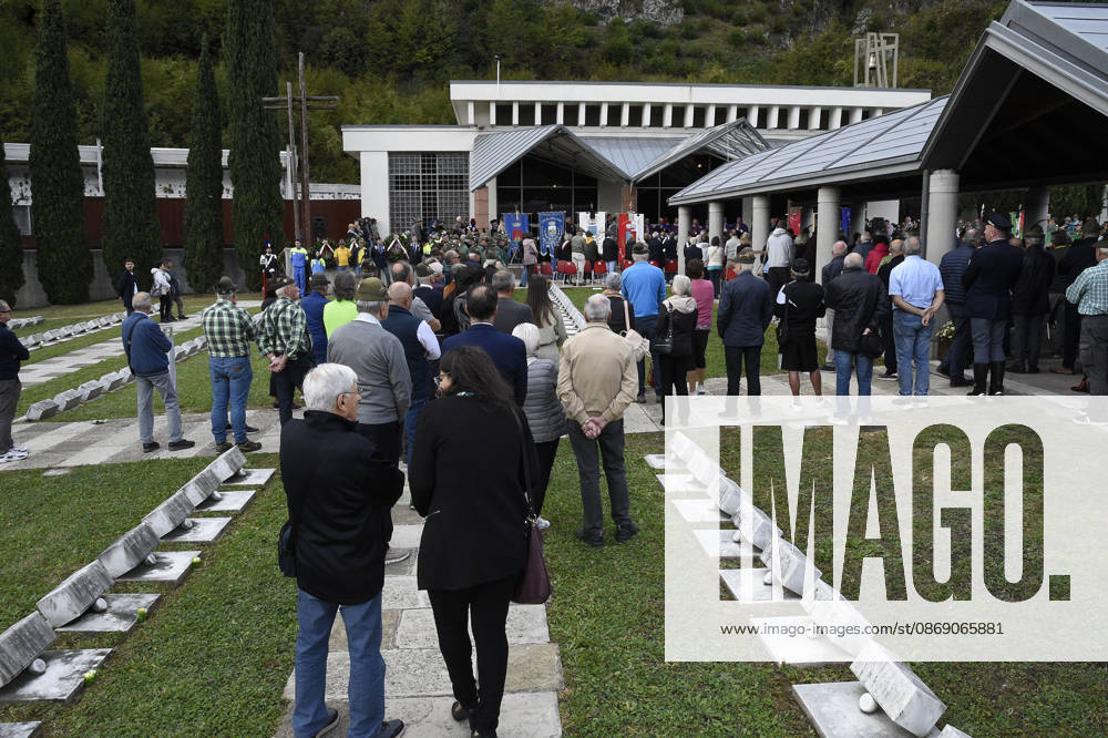 IPA89467085 - Longarone, October 9, 2026. The 63rd anniversary of the Vajont disaster at the Fortogna Cemetery