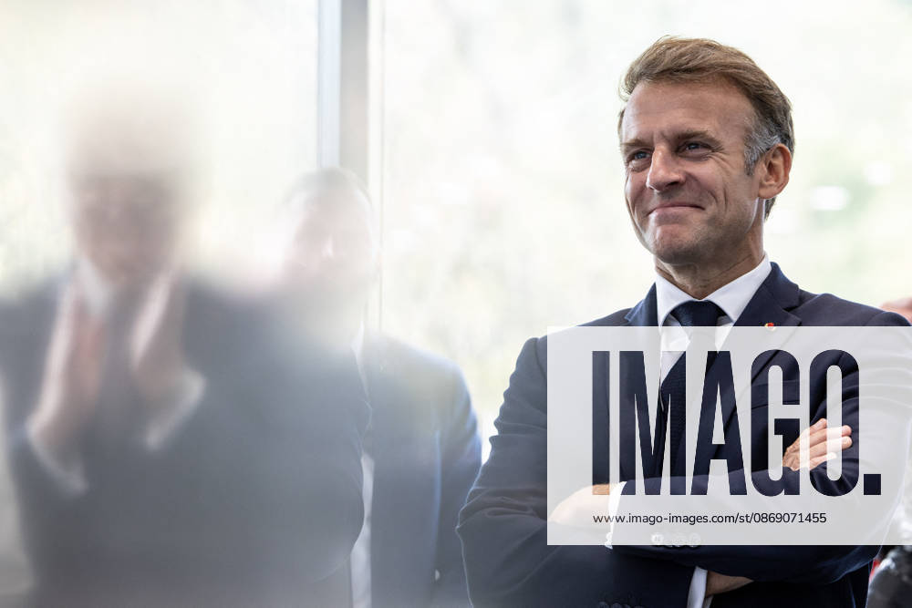 Emmanuel Macron And Frank-Walter Steinmeier Visit in Gironde French President Emmanuel Macron and German President Frank-Walter Steinmeier visit The Exploration Company, a Franco-German space company in Gironde in Le Haillan, France, on October 9, 2026. Photo by Margot Le Gonidec ABACAPRESS.COM Le Haillan France
