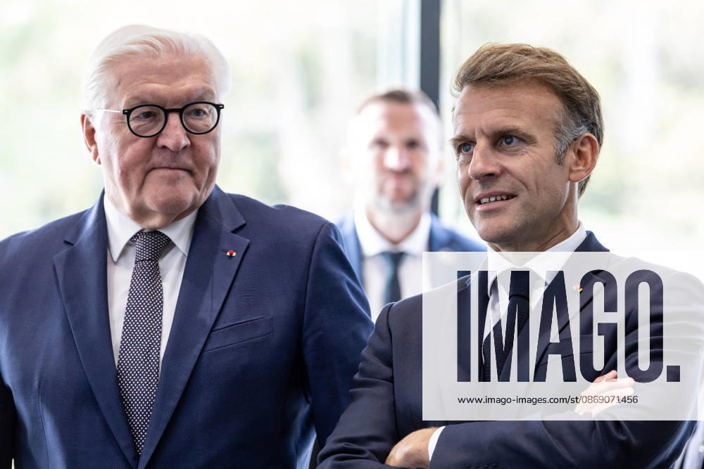 Emmanuel Macron And Frank-Walter Steinmeier Visit in Gironde French President Emmanuel Macron and German President Frank-Walter Steinmeier visit The Exploration Company, a Franco-German space company in Gironde in Le Haillan, France, on October 9, 2026. Photo by Margot Le Gonidec ABACAPRESS.COM Le Haillan France