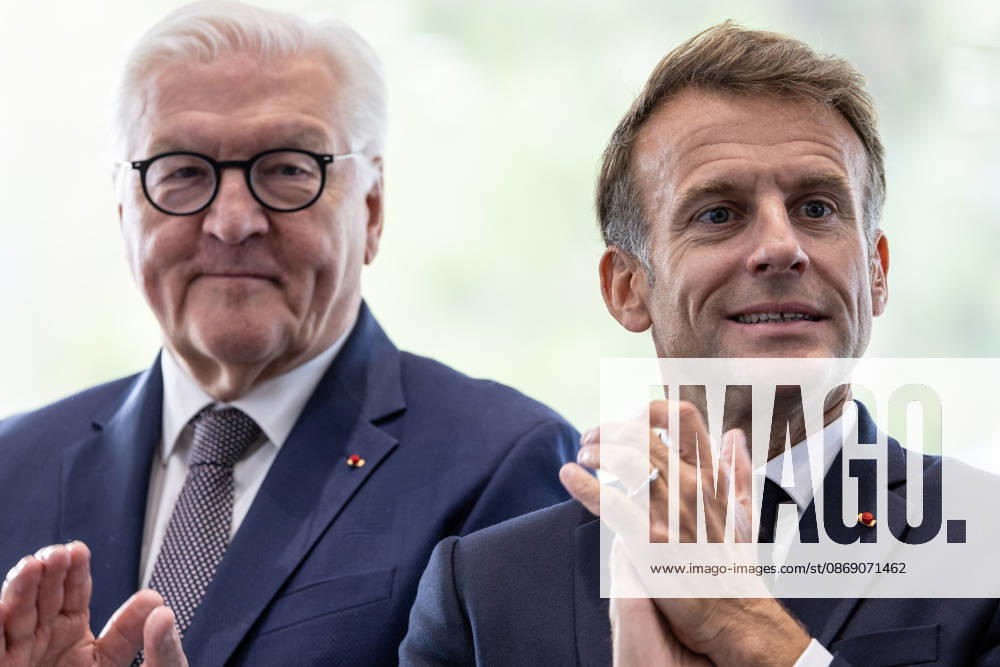 Emmanuel Macron And Frank-Walter Steinmeier Visit in Gironde French President Emmanuel Macron and German President Frank-Walter Steinmeier visit The Exploration Company, a Franco-German space company in Gironde in Le Haillan, France, on October 9, 2026. Photo by Margot Le Gonidec ABACAPRESS.COM Le Haillan France