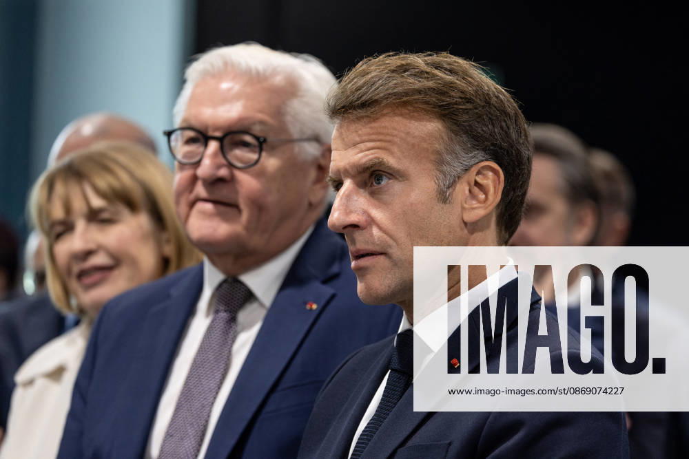 Emmanuel Macron, President of the French Republic, and Frank-Walter Steinmeier, Federal President of Germany, visited the Franco-German company The Exploration Company in Le Haillan, on October 9, 2026, during the German president’s visit to France. Margot Le Gonidec Pool, Bestimage. French President Emmanuel Macron and German President Frank-Walter Steinmeier visit The Exploration Company, a Franco-German space company in Le Haillan, Gironde, France, on October 9, 2026. Le Haillan, France