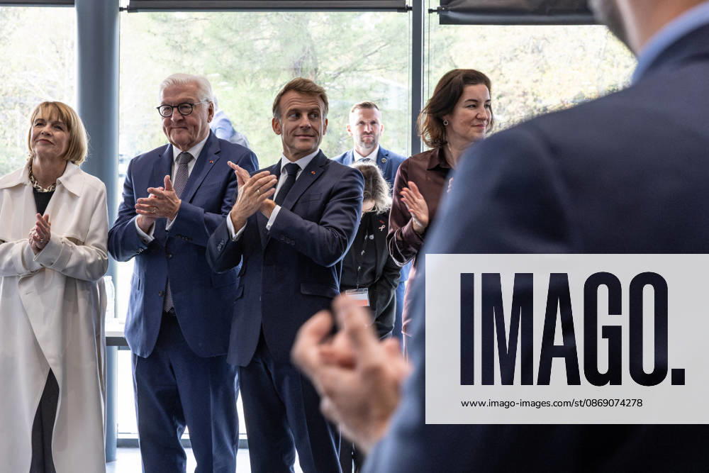 Emmanuel Macron, President of the French Republic, and Frank-Walter Steinmeier, Federal President of Germany, visit the Franco-German company The Exploration Company in Le Haillan, on October 9, 2026, during the German president’s visit to France. Margot Le Gonidec Pool, Bestimage. French President Emmanuel Macron and German President Frank-Walter Steinmeier visit The Exploration Company, a Franco-German space company in Le Haillan, Gironde, France, on October 9, 2026. Le Haillan, France