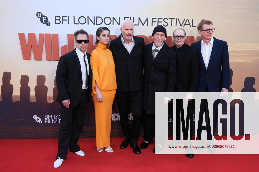 Wild Horse Nine gala screening, BFI Southbank, London, UK, 09 October 2026 Sam Rockwell, Mariana Di Girolamo, Martin McDonagh, John Malkovich, Steve Buscemi and Graham Broadbent at the gala screening of Wild Horse Nine, BFI Southbank, London, UK, 09 October 2026., Credit:Julie Edwards Avalon United Kingdom, London