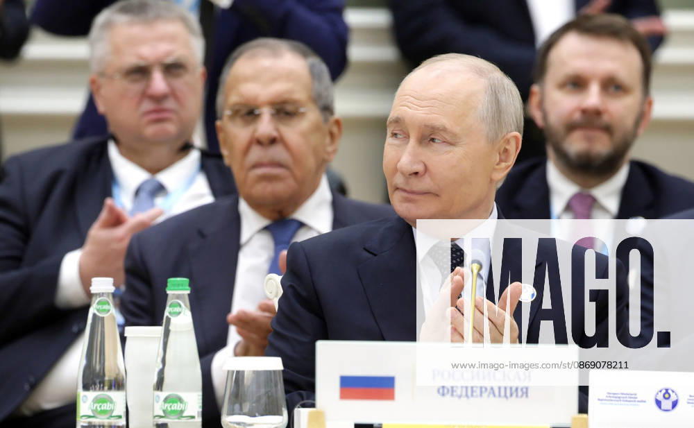 Russia s President Vladimir Putin attend a meeting of the Commonwealth of Independent States (CIS) Heads of State Council in Turkmenbashi on Friday, October 9, 2026. TUR2026100911 KremlinxPressxOffice