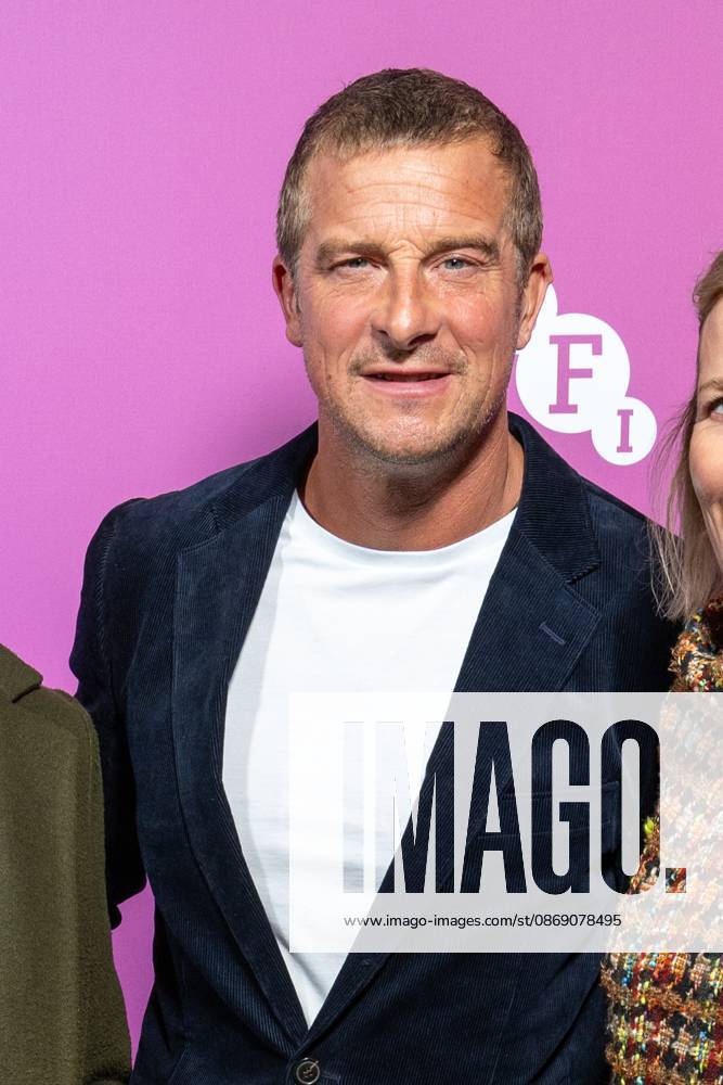 (L-R), Guest with Bear Grylls (centre) and Shara Grylls attend the In The Shadows Screening during the 70th BFI London Film Festival at Vue West End.Cast and guests attend In The Shadows Screening during the 70th BFI London Film Festival at Vue West End , London London United Kingdom - ZUMAs197 20261009_aaa_s197_090