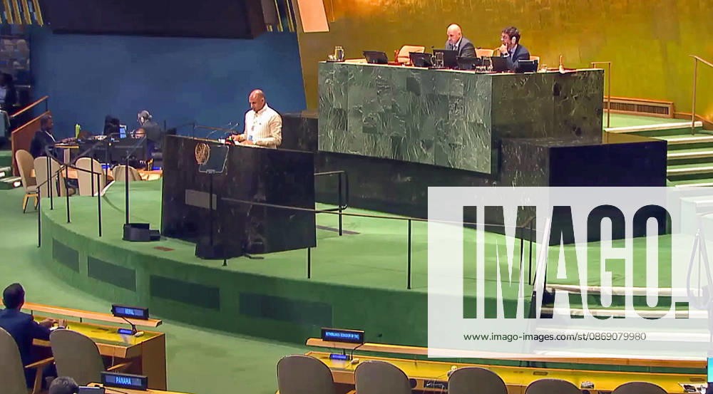 MP C.P. Joshi delivers India s statement at the UNGA plenary New York US , Oct 09 (ANI): Member of Parliament C.P. Joshi delivers India s statement at the UNGA plenary on the revitalisation of the work of the General Assembly, in New York on Thursday. (Permanent Mission of India to the United Nations, New York X ANI Video Grab) New York USA
