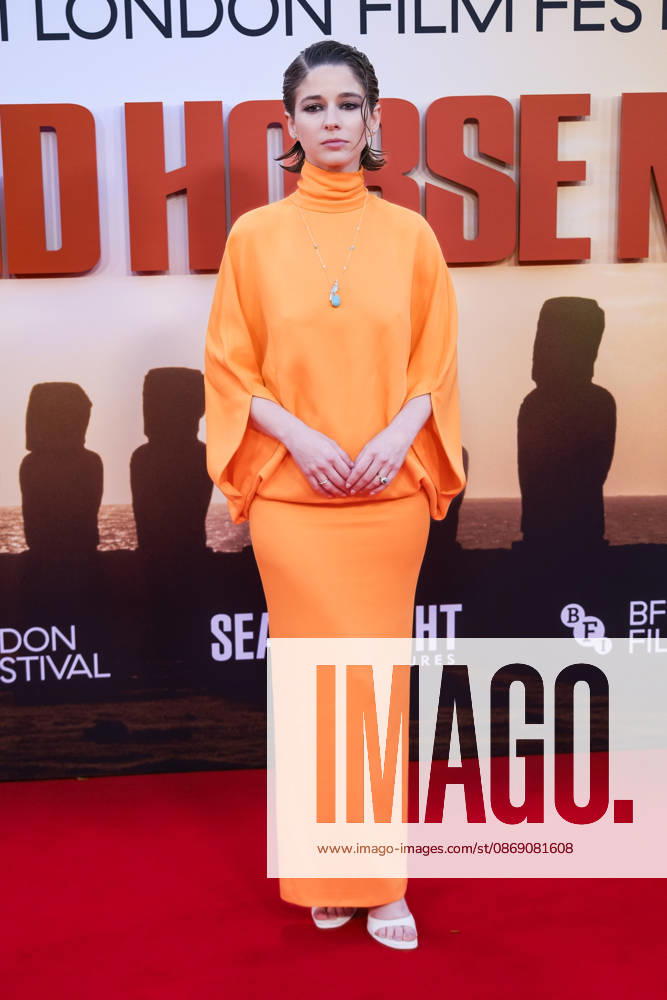 Premiere Of Wild Horse Nine on Friday 9 October 2026 Mariana Di Girolamo attends the red carpet for Premiere Of Wild Horse Nine screening during the London Film Festival 2026 on Friday 9 October 2026 at Royal Festival Hall, London. ., Credit:Julie Edwards Avalon
