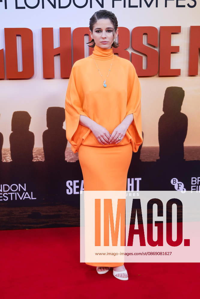 Premiere Of Wild Horse Nine on Friday 9 October 2026 Mariana Di Girolamo attends the red carpet for Premiere Of Wild Horse Nine screening during the London Film Festival 2026 on Friday 9 October 2026 at Royal Festival Hall, London. ., Credit:Julie Edwards Avalon
