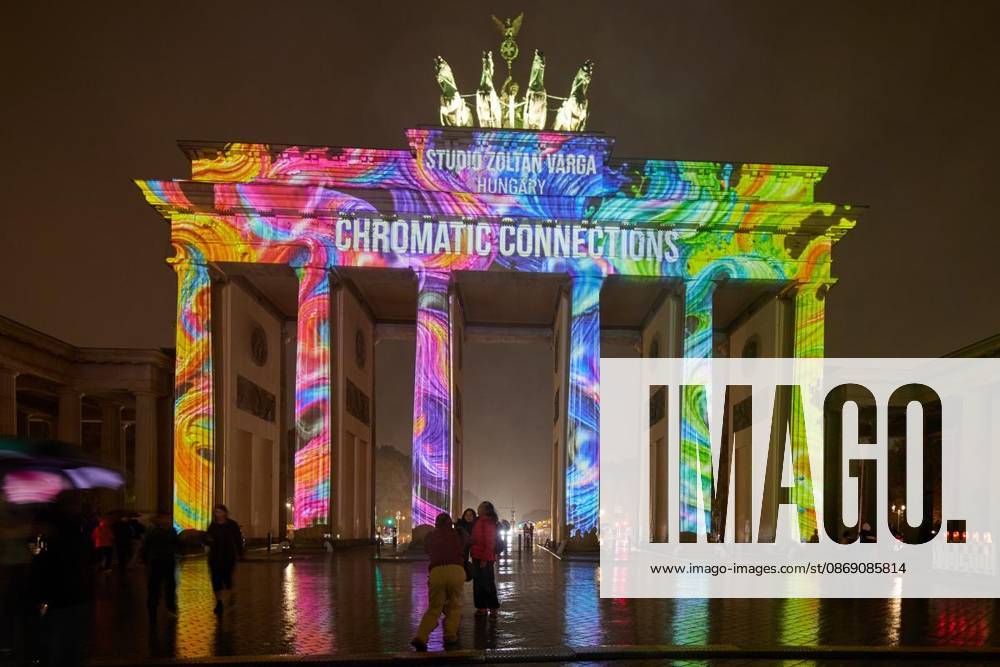 Festival of Lights am Brandenburger Tor. Deutschland Berlin Berlin