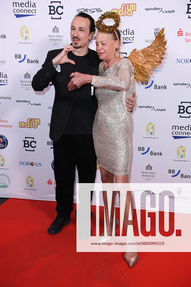 Marvin Herzsprung (Sohn von Bernd Herzsprung), Barbara Engel bei der KINDERSCHUTZENGEL E.V. GALA 2026 im Spindler & Klatt in Berlin am 09.10.2026