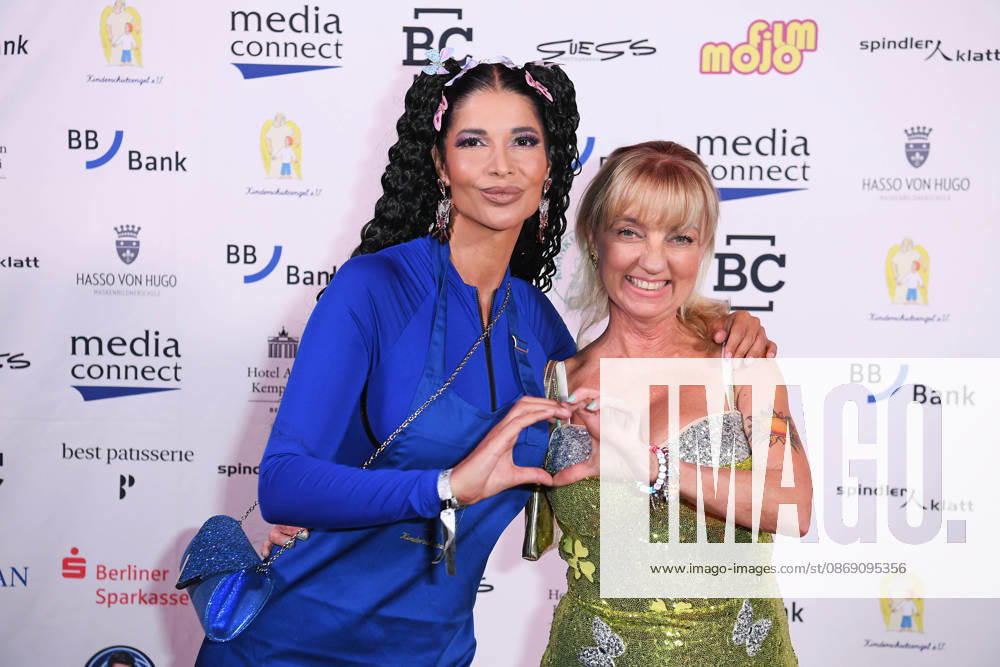 Micaela Schäfer, Jacqueline Boy (Gründerin des Kinderschutzengel e.V.) bei der KINDERSCHUTZENGEL E.V. GALA 2026 im Spindler & Klatt in Berlin am 09.10.2026