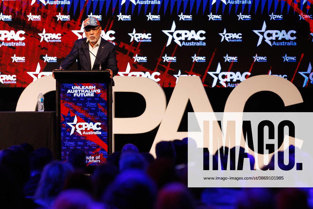 CPAC NATIONAL CONFERENCE 2026, Warren Mundine speaks during the 2026 Conservative Political Action Network (CPAC) national conference at the Royal International Convention Centre in Brisbane, Saturday, October 10, 2026. ( NO ARCHIVING BRISBANE QUEENSLAND Australia