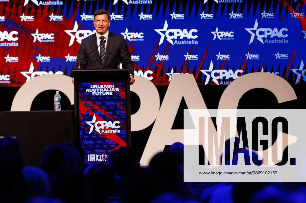 CPAC NATIONAL CONFERENCE 2026, Leader of the Opposition Angus Taylor speaks during the 2026 Conservative Political Action Network (CPAC) national conference at the Royal International Convention Centre in Brisbane, Saturday, October 10, 2026. ( NO ARCHIVING BRISBANE QUEENSLAND Australia