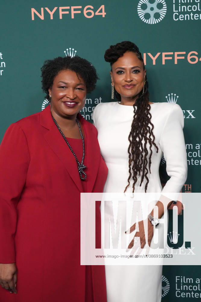STACEY ABRAMS and AVA DUVERNAY attend the â€⠢14thâ€⠢ screening at the 64th New York Film Festival.Alice Tully Hall, Lincoln Center, NYC.October 9, 2026 . attend the â€⠢14thâ€⠢ screening at the 64th New York Film Festival.Alice Tully Hall, Lincoln Center, NYC.October 9, 2026 . attend the â€⠢14thâ€⠢ screening at the 64th New York Film Festival.Alice Tully Hall, Lincoln Center, NYC.October 9, 2026 . New York USA - ZUMAms4_ 20261009_faf_ms4_013