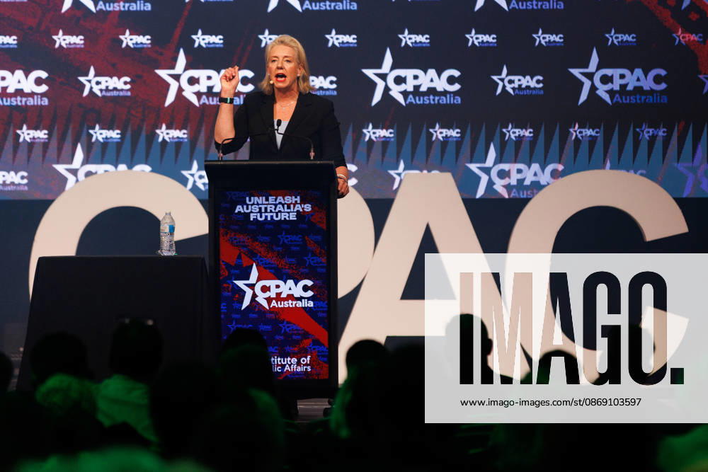 CPAC NATIONAL CONFERENCE 2026, Nationals Senator Bridget McKenzie speaks during the 2026 Conservative Political Action Network (CPAC) national conference at the Royal International Convention Centre in Brisbane, Saturday, October 10, 2026. ( NO ARCHIVING BRISBANE QUEENSLAND Australia