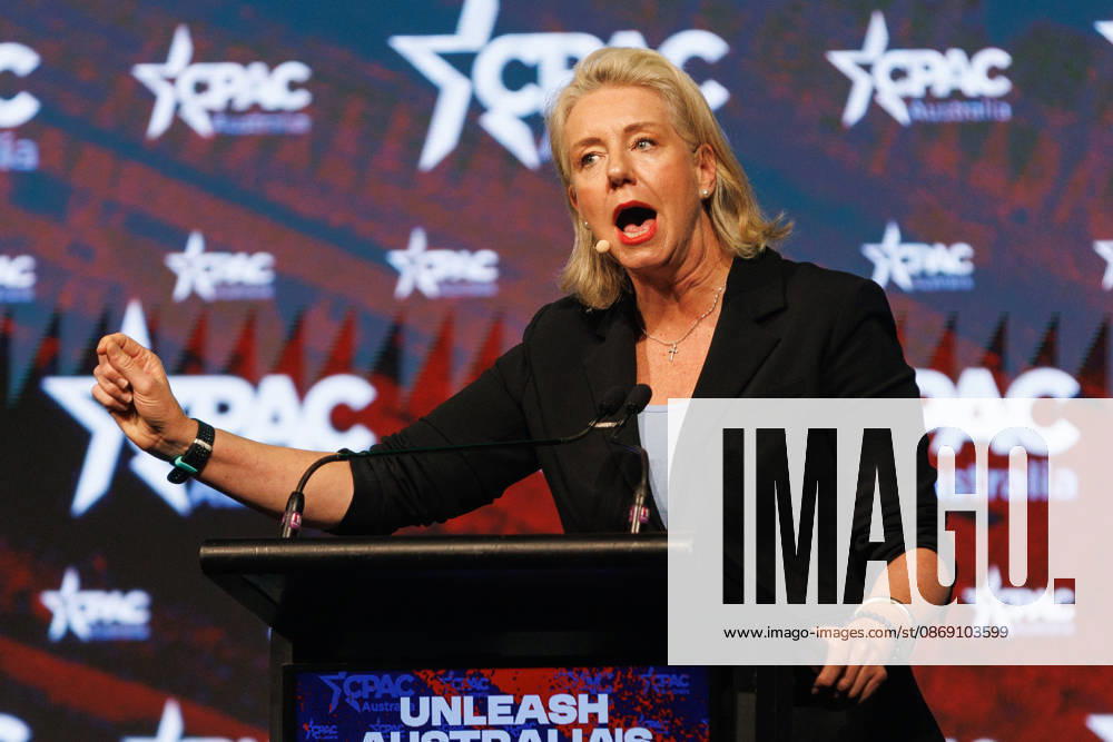 CPAC NATIONAL CONFERENCE 2026, Nationals Senator Bridget McKenzie speaks during the 2026 Conservative Political Action Network (CPAC) national conference at the Royal International Convention Centre in Brisbane, Saturday, October 10, 2026. ( NO ARCHIVING BRISBANE QUEENSLAND Australia