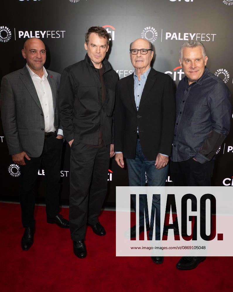 Marcos Siega, Michael C. Hall, Clyde Phillips, and Scott Reynolds attend screening of Paramount+ Dexter: Resurrection during PaleyFest NY at Paley Center for Media in New York, NY on October 9, 2026. Bronx USA - ZUMAr339 20261009_znp_r339_046