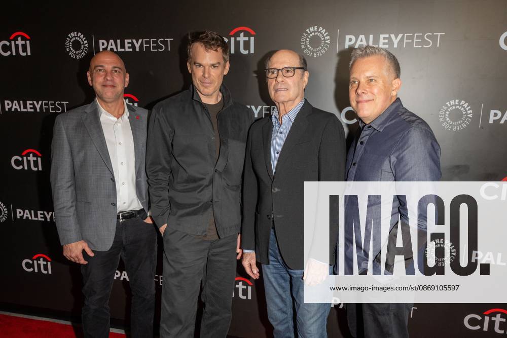 (L-R) Marcos Siega, Michael C. Hall, Clyde Phillips and Scott Reynolds attend.Paramount+ s Dexter: Resurrection and Dexter Franchise 20th Anniversary screening during PaleyFest NY 2026 at The Paley Museum on October 09, 2026 in New York City. New York United States - ZUMAs197 20261009_aaa_s197_393