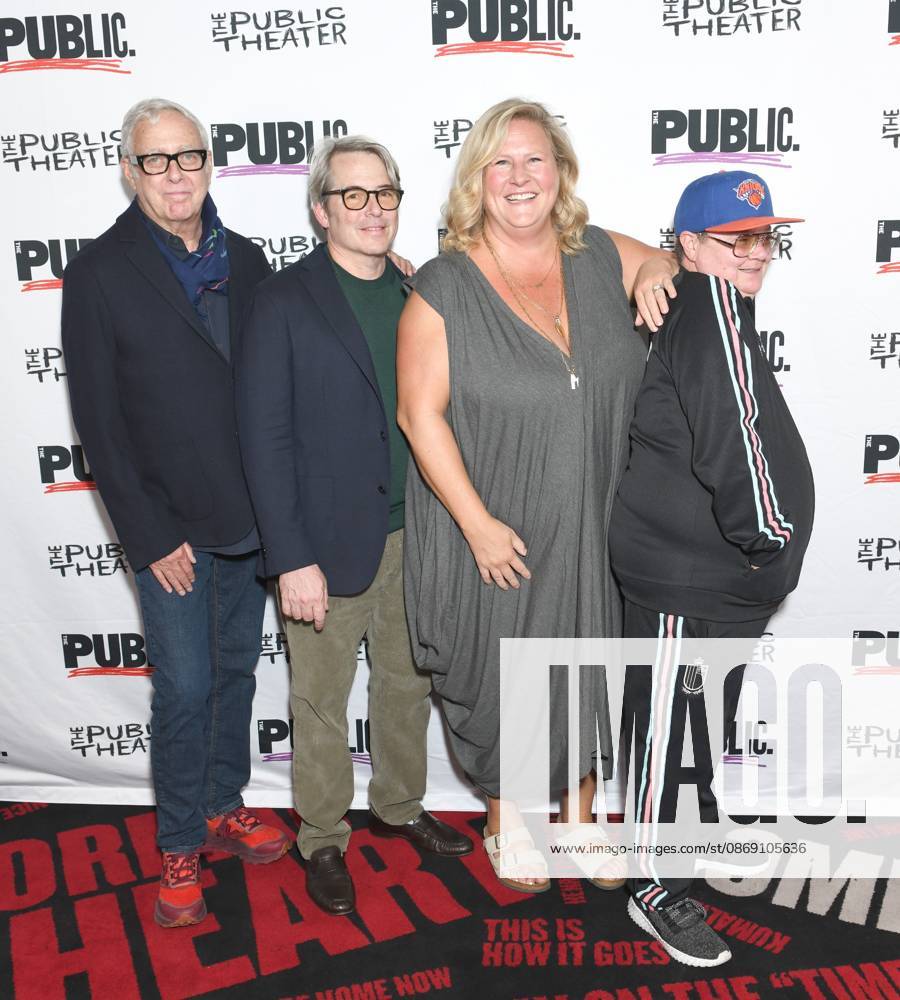Scott Wittman, Matthew Broderick, Bridget Everett, Murray Hill at arrivals for GOOD TIME CHARLIE Opening Night, The Public Theater, New York, NY, October 09, 2026. Photo By: Quoin Pics Everett Collection GOOD TIME CHARLIE Opening Night PUBLICATIONXNOTxINxCANxCHNxFRAxITAxJPNxNORxPOLxRUSxESPxUKxUSA
