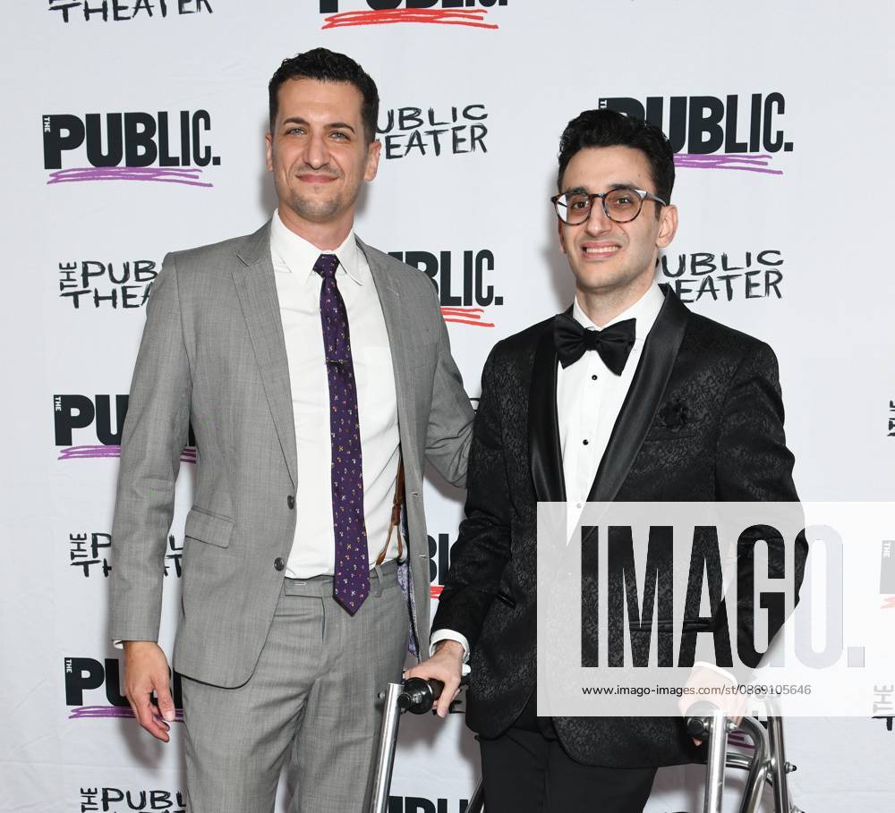 Danny Sharron, Ryan J. Haddad at arrivals for GOOD TIME CHARLIE Opening Night, The Public Theater, New York, NY, October 09, 2026. Photo By: Quoin Pics Everett Collection GOOD TIME CHARLIE Opening Night PUBLICATIONXNOTxINxCANxCHNxFRAxITAxJPNxNORxPOLxRUSxESPxUKxUSA