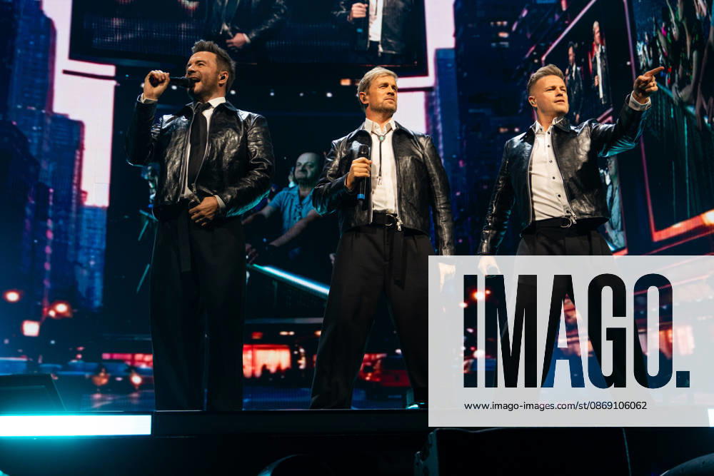 Westlife perform at The O2 , London as part of Westlifes 25th Anniversary Tour on October 9, 2026. LONDON, ENGLAND - OCTOBER 9: Westlife perform at The O2, London as part of Westlifes 25th Anniversary Tour on October 9, 2026., Credit:Pupat Chenaksara Avalon UK, London