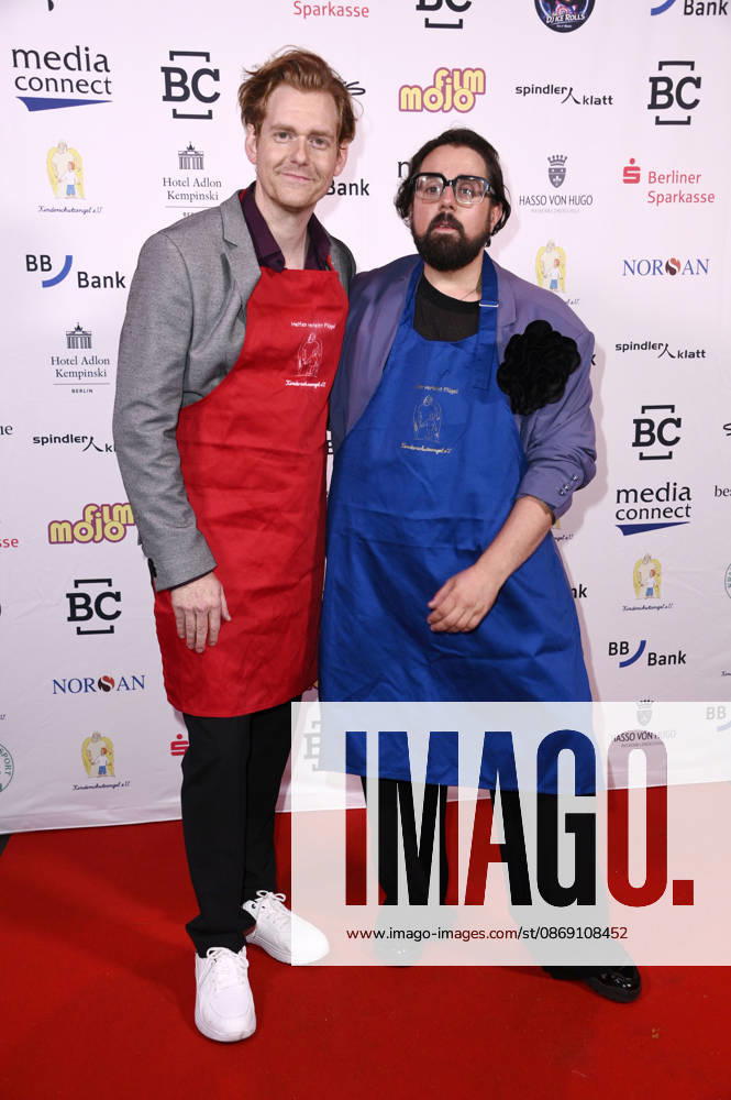 Johannes Heinrichs und Steven Preisner bei der Gala der Kinderschutzengel im Spindler & Klatt. Berlin
