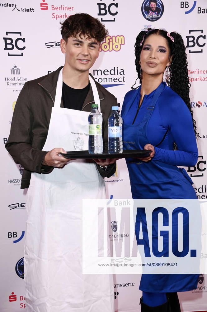 Benni BK und Micaela Schäfer bei der Gala der Kinderschutzengel im Spindler & Klatt. Berlin