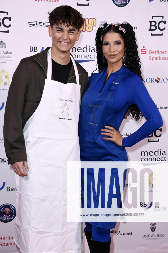 Benni BK und Micaela Schäfer bei der Gala der Kinderschutzengel im Spindler & Klatt. Berlin
