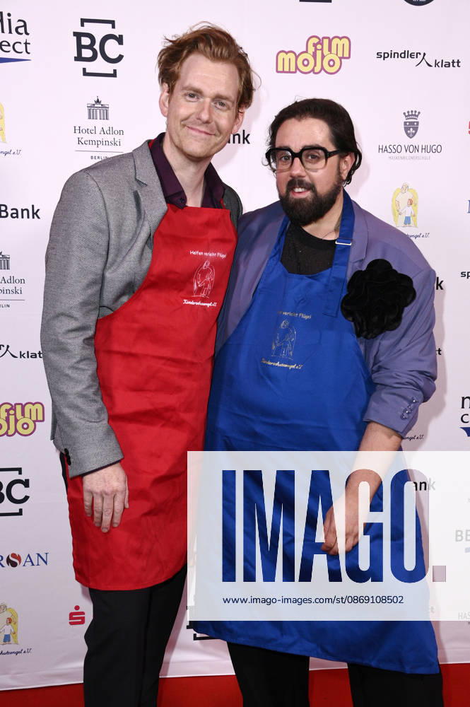 Johannes Heinrichs und Steven Preisner bei der Gala der Kinderschutzengel im Spindler & Klatt. Berlin