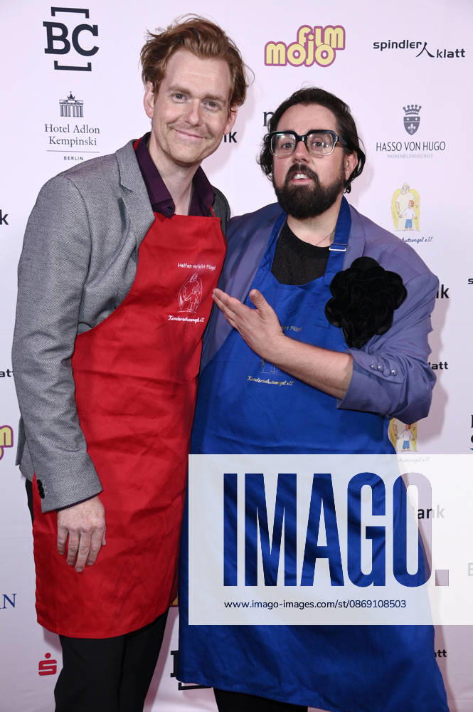 Johannes Heinrichs und Steven Preisner bei der Gala der Kinderschutzengel im Spindler & Klatt. Berlin