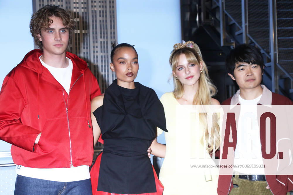 Cast of The Hunger Games: Sunrise on the Reaping visit The Empire State Building in New York Featuring: Joseph Zada, Whitney Peak, McKenna Grace, Ben Wang Where: New York City, New York, United States When: 09 Oct 2026 Credit: Roger Wong INSTARimages . NOT FOR USE BY NEWSPAPERS BASED IN THE UK.