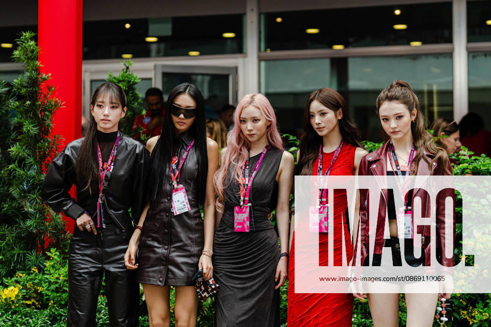 2026 Formula 1 Singapore Grand Prix - Sprint - Celebrities MEOVV Paddock on SATURDAY during the 2026 FORMULA 1 SINGAPORE AIRLINES SINGAPORE GRAND PRIX 2026 at MARINA BAY STREET CIRCUIT SINGAPORE on October 10, 2026. Photo by Tan Jun Da ABACAPRESS.COM Singapore Singapore